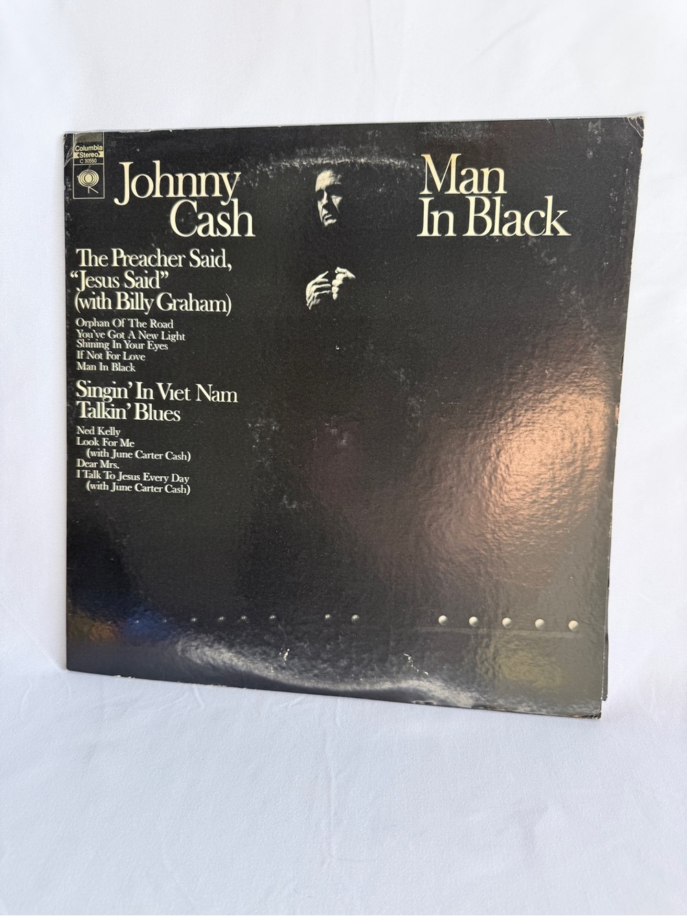 Johnny Cash - Man In Black Vinyl Record